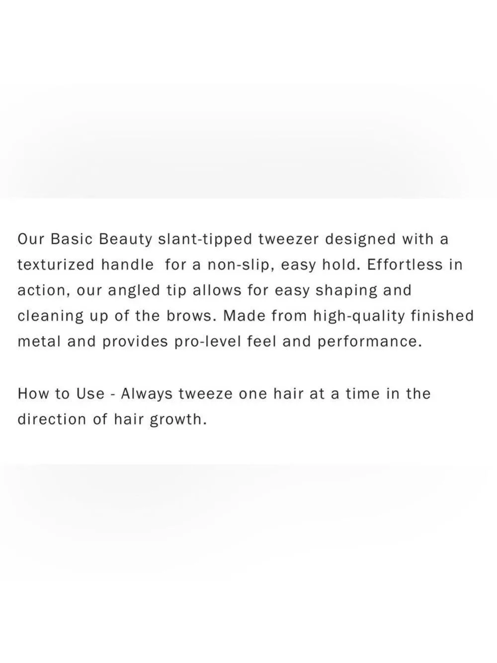 NIB Basic Beauty Pink Tweezers